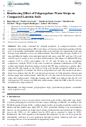 Cover page: Reinforcing Effect of Polypropylene Waste Strips on Compacted Lateritic Soils