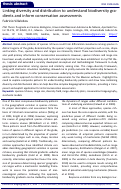 Cover page: Linking diversity and distribution to understand biodiversity gradients and inform conservation assessments