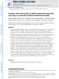 Cover page: Pathways from Birth Weight to ADHD Symptoms through Fluid Reasoning in Youth with or without Intellectual Disability