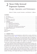 Cover page: Nose-Only Aerosol Exposure Systems Design, Operation, and Performance