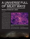 Cover page: A UNIVERSE FULL OF MILKY WAYS REVELATIONS BY JWST