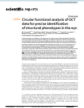 Cover page: Circular functional analysis of OCT data for precise identification of structural phenotypes in the eye.