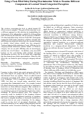 Cover page: Using a Task-Filled Delay During Discrimination Trials to Examine Different
Components of Learned Visual Categorical Perception