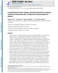 Cover page: Cerebral blood volume changes during the BOLD post-stimulus undershoot measured with a combined normoxia/hyperoxia method