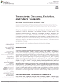 Cover page: Tenascin-W: Discovery, Evolution, and Future Prospects