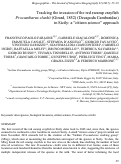 Cover page: Tracking the invasion of the red swamp crayfish Procambarus clarkii (Girard, 1852) (Decapoda Cambaridae) in Sicily: a “citizen science” approach