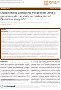 Cover page: Characterizing acetogenic metabolism using a genome-scale metabolic reconstruction of Clostridium ljungdahlii