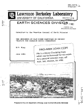 Cover page: THE INFLUENCE OF CLAY-SIZED PARTICLES ON SEISMIC VELOCITY FOR CANADIAN ARCTIC PERMAFROST