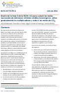 Cover page of Diseño de la Fase 3 de la NOM-163 para cumplir las metas nacionales de emisiones: eliminar créditos tecnológicos, retirar gradualmente los multiplicadores y reducir las metas de CO₂