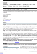 Cover page: Dropout in a Longitudinal Survey of Amazon Mechanical Turk Workers With Low Back Pain: Observational Study