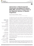 Cover page: Interactions of Environmental Chemicals and Natural Products With ABC and SLC Transporters in the Digestive System of Aquatic Organisms