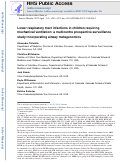 Cover page: Lower respiratory tract infections in children requiring mechanical ventilation: a multicentre prospective surveillance study incorporating airway metagenomics