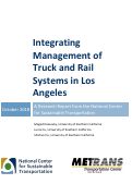 Cover page: Integrating Management of Truck and Rail Systems in Los Angeles