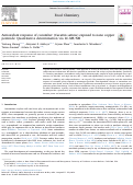 Cover page: Antioxidant response of cucumber (Cucumis sativus) exposed to nano copper pesticide: Quantitative determination via LC-MS/MS