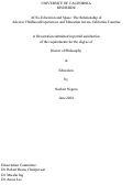 Cover page: ACEs, Education and Space: The Relationship of Adverse Childhood Experiences and Education Across California Counties