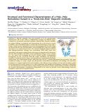 Cover page: Structural and Functional Characterization of a Hole–Hole Homodimer Variant in a “Knob-Into-Hole” Bispecific Antibody