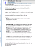 Cover page: Risk Recall of Complications Associated with Vestibular Schwannoma Treatment