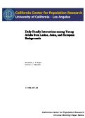Cover page: Daily Family Interactions among Young Adults from Latino, Asian, and European Backgrounds