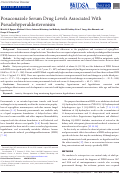 Cover page: Posaconazole Serum Drug Levels Associated with Pseudohyperaldosteronism