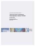 Cover page: The Social Context of Childrearing: Public Spending in Oakland, 1970-2000