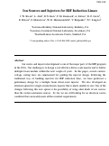 Cover page: Ion Sources and Injectors for HIF Induction Linacs