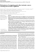 Cover page: Mechanisms of navigating goals after testicular cancer: meaning and emotion regulation