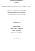 Cover page: A Mixed Method Exploration of Spirituality in Second Generation Mexican Americans