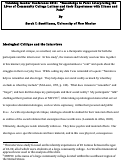 Cover page: Knowledge in Pain: Interpreting the Lives of Community College Latinas and their Experiences with Ilness and Pain