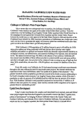 Cover page: Managing California's New Water Wars
