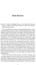 Cover page: James N. Leiker and Ramon Powers, The Northern Cheyenne Exodus in History and Memory (Norman, Okla.: University of Oklahoma Press, 2011).