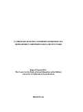 Cover page of U.S Military Policies Concerning Homosexuals: Development, Implementation and Outcomes