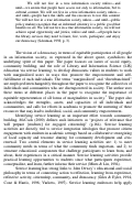 Cover page: Service Learning in Library and Information Science (LIS) Education:  Connecting Research and Practice to Community