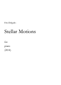 Cover page: Stellar Motions