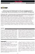 Cover page: Extracorporeal Treatment for Tricyclic Antidepressant Poisoning: Recommendations from the EXTRIP Workgroup