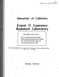 Cover page: A NEW EXPERIMENTAL TEST OF THE DECAY RATE PREDICTION, 2 E- = /\ + /3 E+