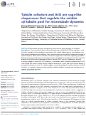 Cover page: Tubulin cofactors and Arl2 are cage-like chaperones that regulate the soluble αβ-tubulin pool for microtubule dynamics