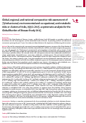 Cover page: Global, regional, and national comparative risk assessment of 79 behavioural, environmental and occupational, and metabolic risks or clusters of risks, 1990–2015: a systematic analysis for the Global Burden of Disease Study 2015