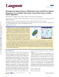 Cover page: Simultaneous Measurements of Molecular Forces and Electro-Optical Properties of a Confined 5CB Liquid Crystal Film Using a Surface Forces Apparatus