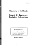 Cover page: CENTER-REGION GEOMETRY OF THE BERKELEY 88-INCH CYCLOTRON
