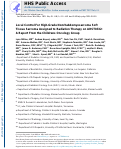 Cover page: Local Control For High-Grade Nonrhabdomyosarcoma Soft Tissue Sarcoma Assigned to Radiation Therapy on ARST0332: A Report From the Childrens Oncology Group