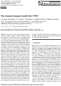 Cover page: The chemical transport model Oslo CTM3