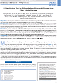 Cover page: A Classification Tool for Differentiation of Kawasaki Disease from Other&nbsp;Febrile Illnesses