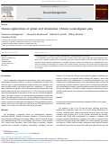 Cover page: Disease applications of spinal cord stimulation: Chronic nonmalignant pain.