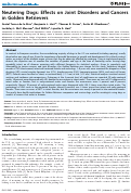 Cover page: Neutering Dogs: Effects on Joint Disorders and Cancers in Golden Retrievers