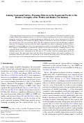 Cover page: Linking Centennial Surface Warming Patterns in the Equatorial Pacific to the Relative Strengths of the Walker and Hadley Circulations