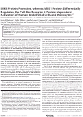 Cover page: ERK5 Protein Promotes, whereas MEK1 Protein Differentially Regulates, the Toll-like Receptor 2 Protein-dependent Activation of Human Endothelial Cells and Monocytes*