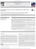 Cover page: Up-regulation of the human-specific CHRFAM7A gene in inflammatory bowel disease