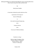 Cover page: Anthropogenic Influences on Coastal and Tropical Biogenic Aerosols: Advancing Data-Science-Driven Chemical Analysis for Climate and Public Health