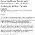 Cover page: Comparing Charge Compensation Mechanisms of Li1.3Nb0.3Mn0.4O2 and Li1.3Nb0.3Fe0.4O2 As Novel Cathode Material