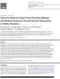 Cover page: Theta Oscillations Index Frontal Decision-Making and Mediate Reciprocal Frontal–Parietal Interactions in Willed Attention